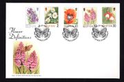 1998 Isle of Man Flower Definitive Stamps First Day Cover (FDC)