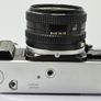 Canon AE-1 Program Silver/ Chrome 35mm SLR Film Camera with fast Canon FD 50mm f1. 8 FDn, Recently FULLY SERVICED and in Good Condition. Image 5