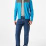 BOSS Zowan Men's Cardigan Sweater, Open Blue, Size L Image 2