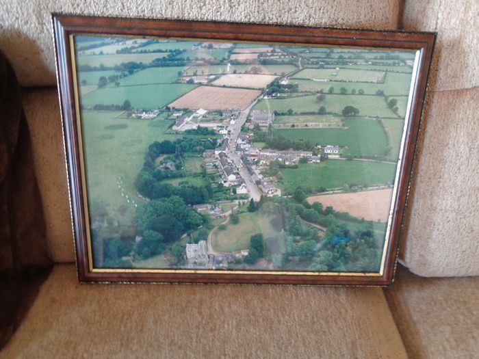 Framed Aerial Photograph of Ballyhooley Village Co. Cork for Sale