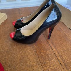 Christian Louboutin Black Patent Heels Size 39