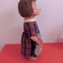 Vintage  Wind Up Hedgehog Doll 7" Tall 1950s-60s Image 3