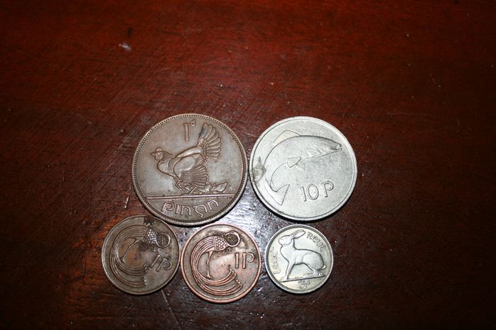 Vintage Irish Coins