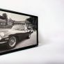 Large Framed Black and White Vintage Car Print 5ftx3ft(Will an I stock ) Image 2