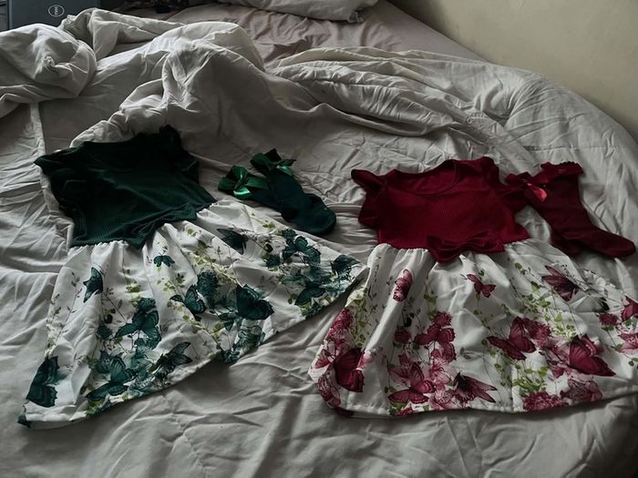 kids dress with socks