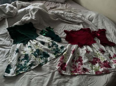 kids dress with socks