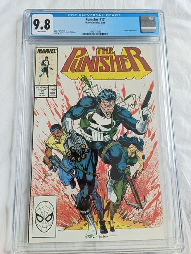The Punisher  Issue 17 CBCS / CGC 9.8  Certified Graded Comic Framed  DC Marvel
