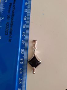 new silver pendant