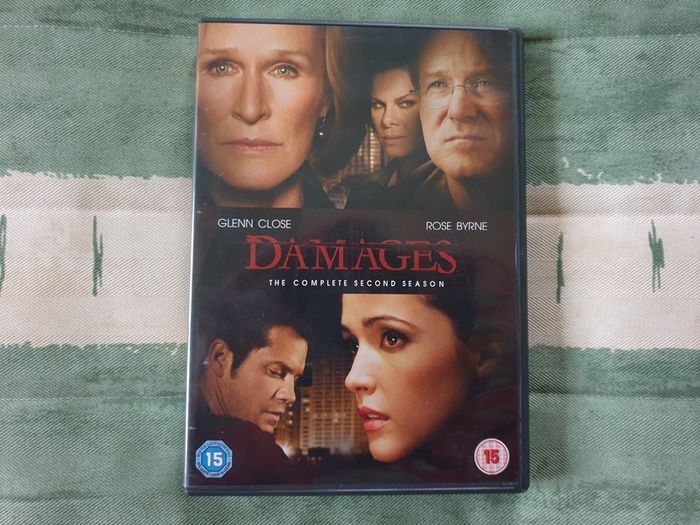 Damages The Complete Season 2 Two Series Second Glenn Close DVD Rose Byrne 2nd