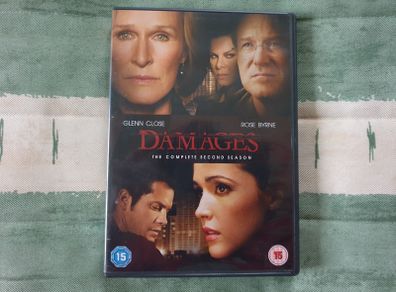 Damages The Complete Season 2 Two Series Second Glenn Close DVD Rose Byrne 2nd