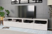 TV Cabinets 2 pcs Chipboard 95x35x36 cm White