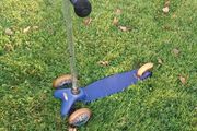 Blue micro scooter