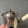 Early 20th Century Chocolate Pot - Silver-Plated Miniature with Bone Handle Image 9