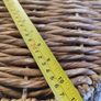 Vintage Rattan Basket Bowl Image 7