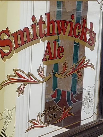 Original Irish 1970s Smithwick's Ale Mirror