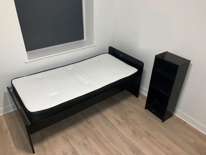 Single BED with orthopaedic mattress