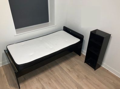 Single BED with orthopaedic mattress