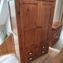Solid wood vintage bedroom set. Image 4