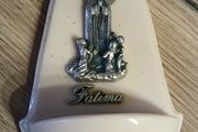 Vintage FATIMA Holy Water Font