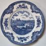 Vintage Johnson Brothers Old Britain Castles Blue Side Plates Image 2