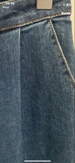 jeans  wide leg Italian brand size 10/13 stretch denim