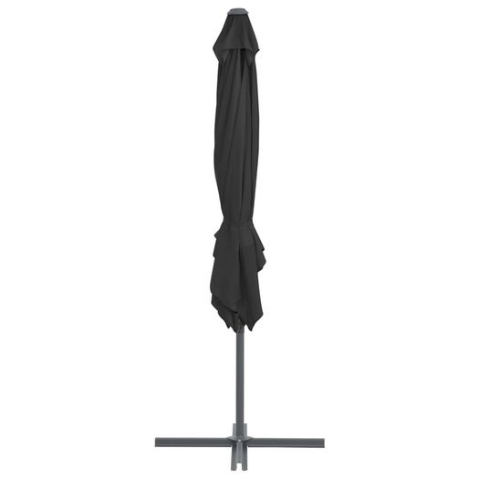 Cantilever Umbrella Cantilever Umbrella with Steel Pole Anthracite 250x250 cm
