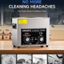 CREWORKS Ultrasonic Cleaner 6.5L with Mechanical Timer&Heater,300W Heating Power Commercial Sonic Cleaner, Ultrasonic Cavitation Machine for Jewelry Glasses Watch Dentures Small Parts Image 3