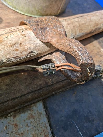 This Antique 19th Century Wooden Single Tree used to connect a Horse or Ox to Farm Equipment. The item features handmade wooden construction with blacksmith-forged iron hook Stage or Movie Props