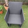 4 Rattan Chairs with Stool (Outdoor) Image 2
