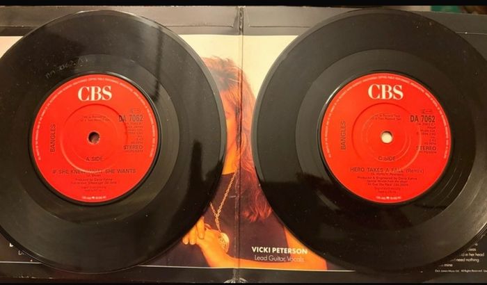 The Bangles If She Knew What She Wants 1986 Double 7 inch Vinyl Pack DA 7062