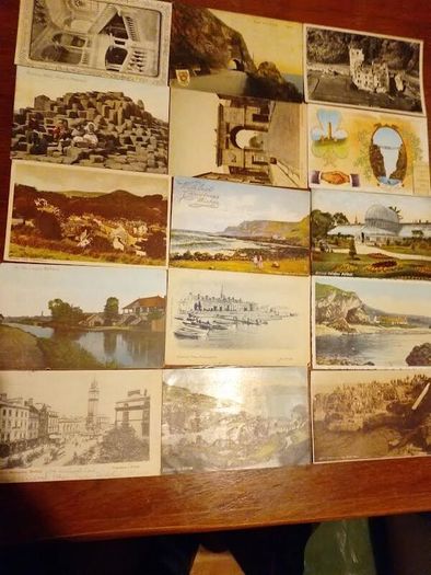 15 very old postcards of northern ireland ulster