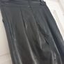 new high waisted leather trousers Image 3