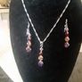 Sterling Silver Pendant and Earrings Image 2