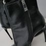 ZARA Black Pointed Ankle Boots with jeweled heel Sz 39 (FIT 6-6.5 UK) - Rrp 69.99 Image 7