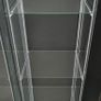 Two Detolf Ikea glass display cabinets Image 2