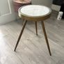 Gold Accent Table Set , Elegant 3-Piece Accent Table Set Image 3