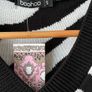 Boohoo Zebra Print knitted tank top size small Image 5