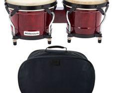 Millenium HB 202HWR Bongo Set + Gig Bag