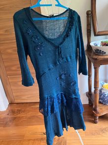 Blue dress