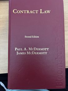 Contract Law McDermott