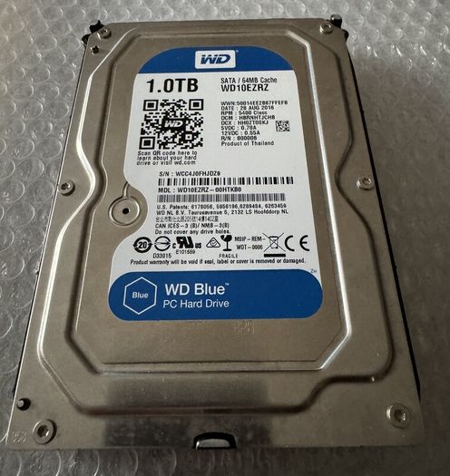 Wd Blue 1 Tb Hdd 3.5"