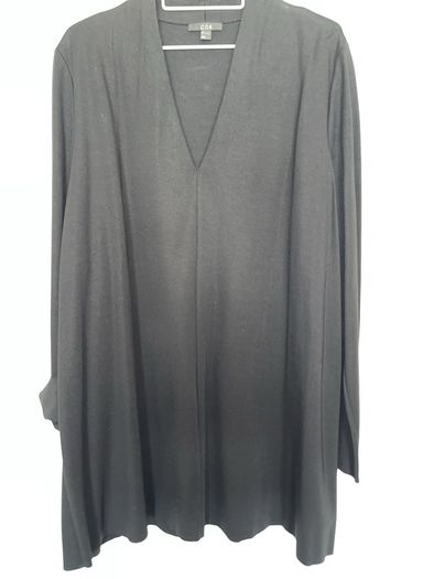 Black cos mini dress / over leggings tunic