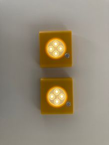 LED light with motion sensor x 2
