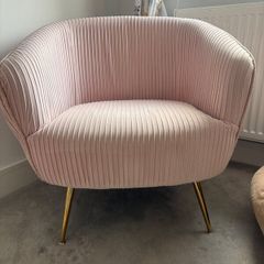 Large pink chair