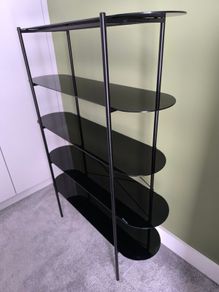 Glass & metal shelf