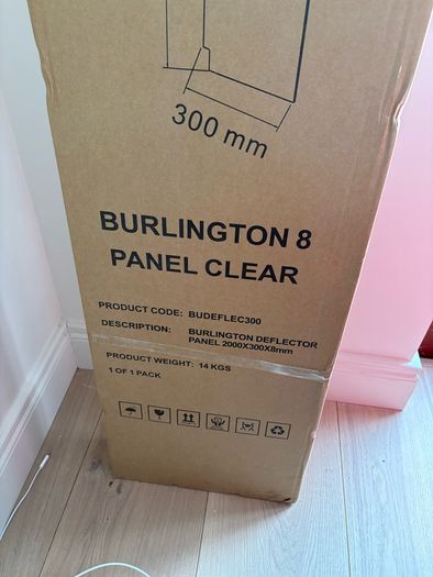Burlington shower deflector