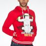 man boy red hoodie sie sm ml Image 2