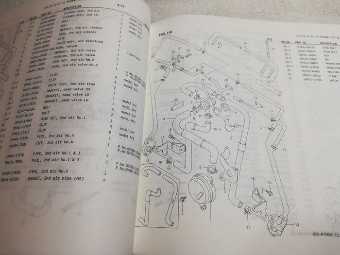 Gsxr 750 Wn Wp Wr Ws Parts Manual