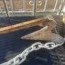 Boat anchor, chain and rope Image 2