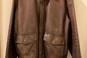 Ralph Lauren G1 Cowhide Flight Bomber Leather Jacket